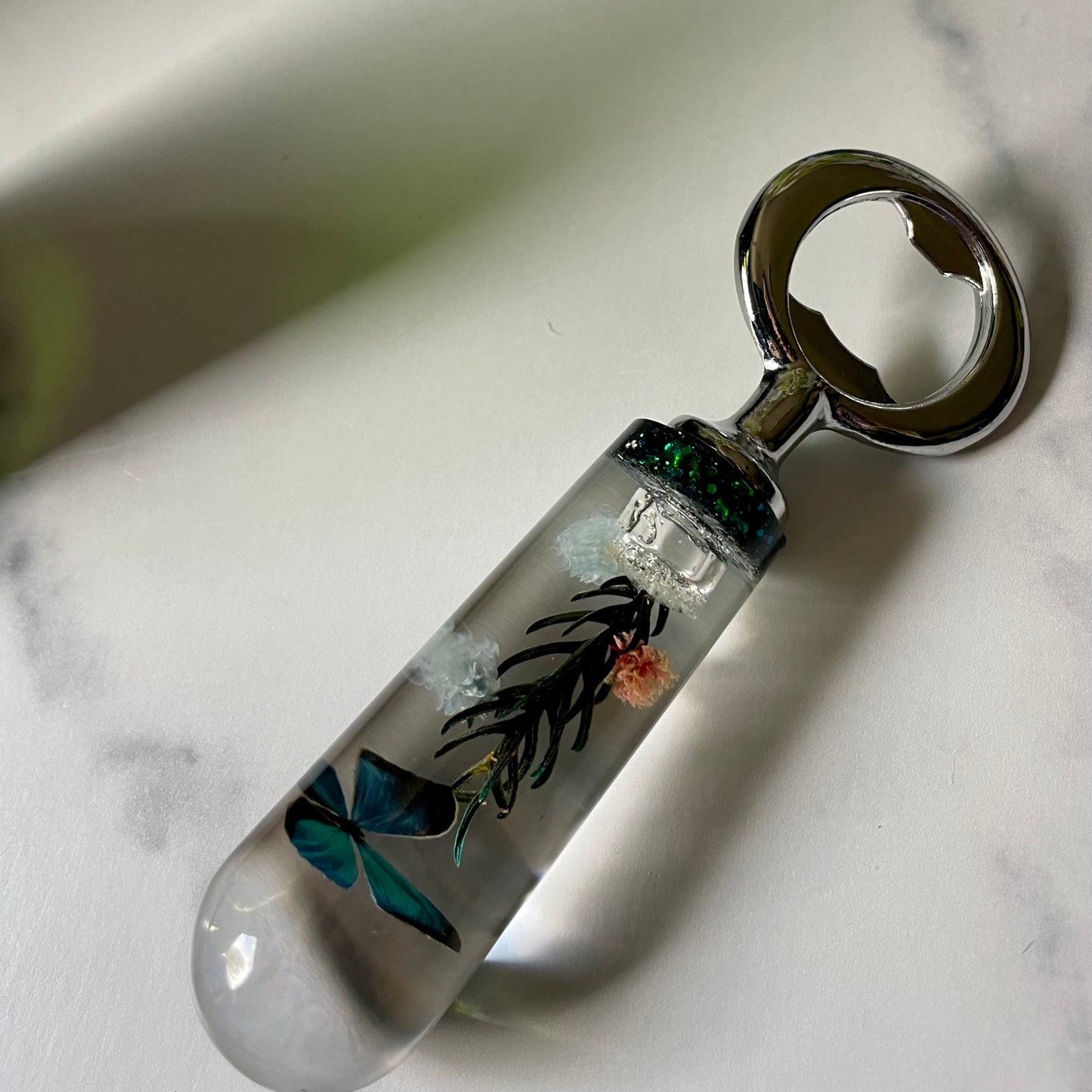 White Burst Bottle Opener