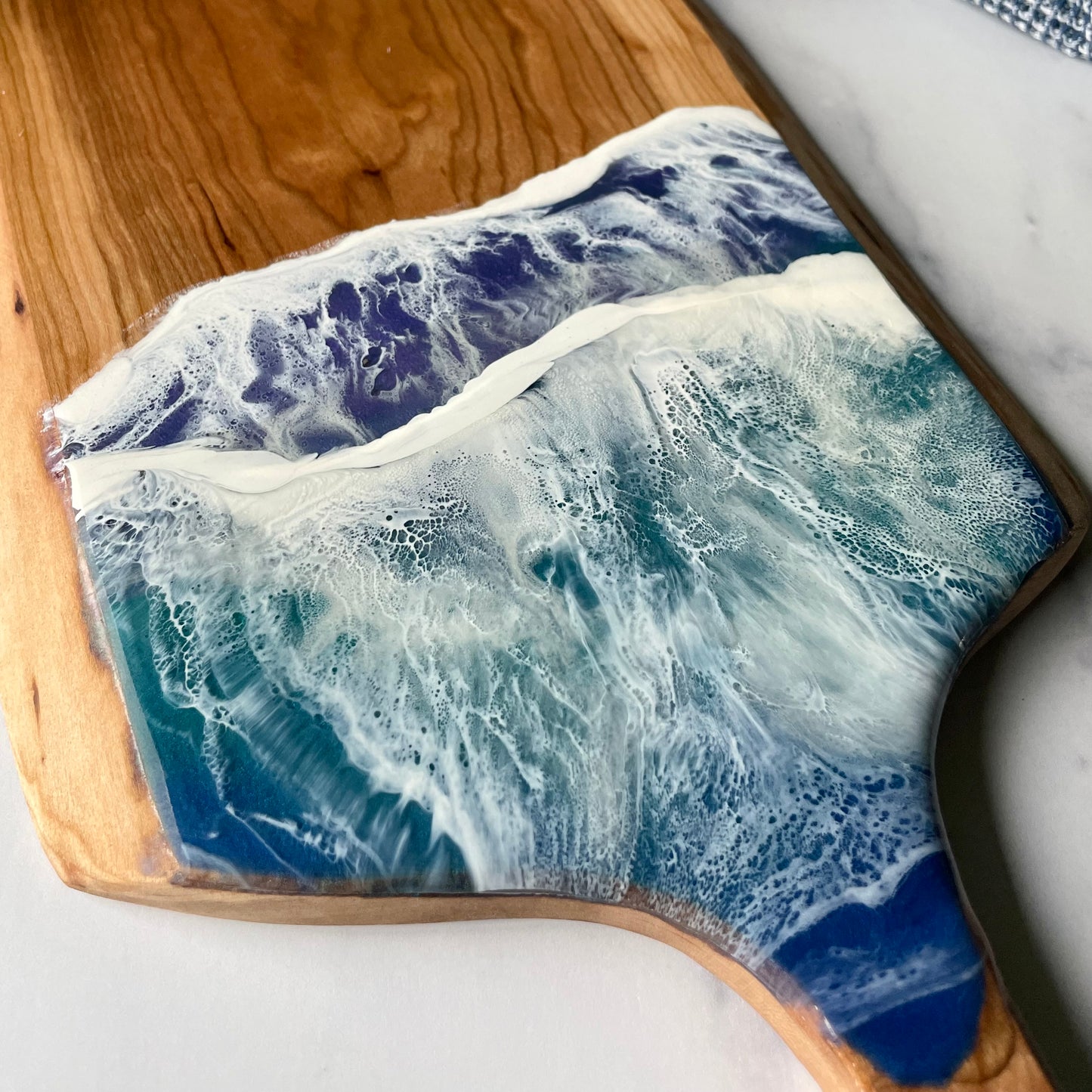Live Edge Artisan Wood Serving Board (#8)