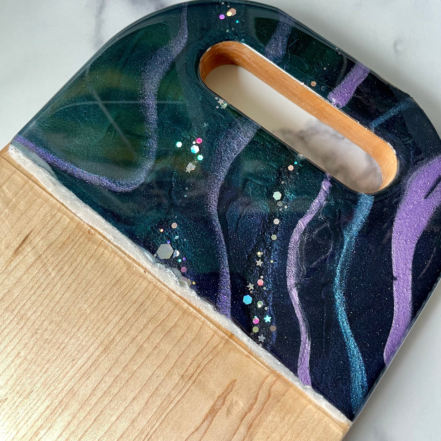 Maple Wood Serving Tray with Handles (#22)