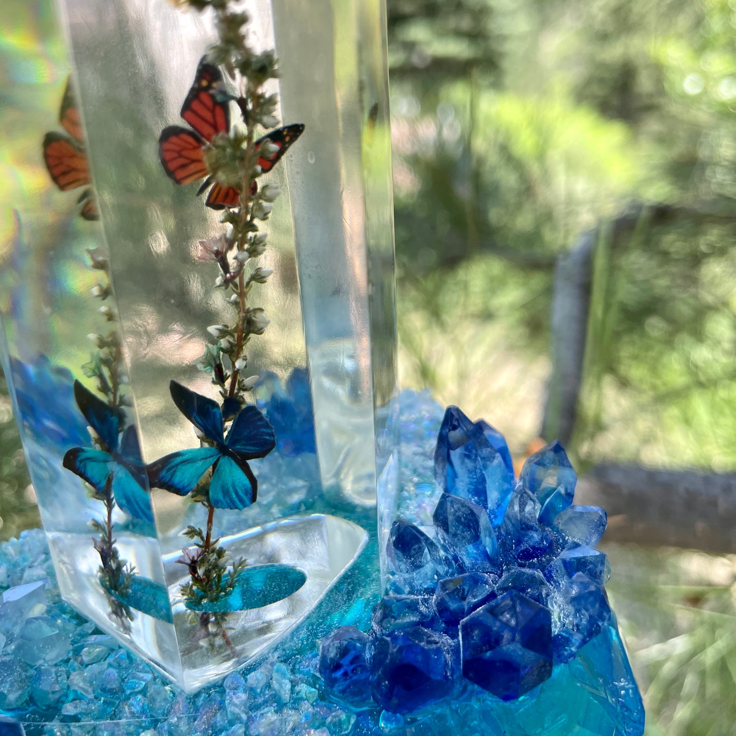 Blue Bird Day Hanging Sun Catcher