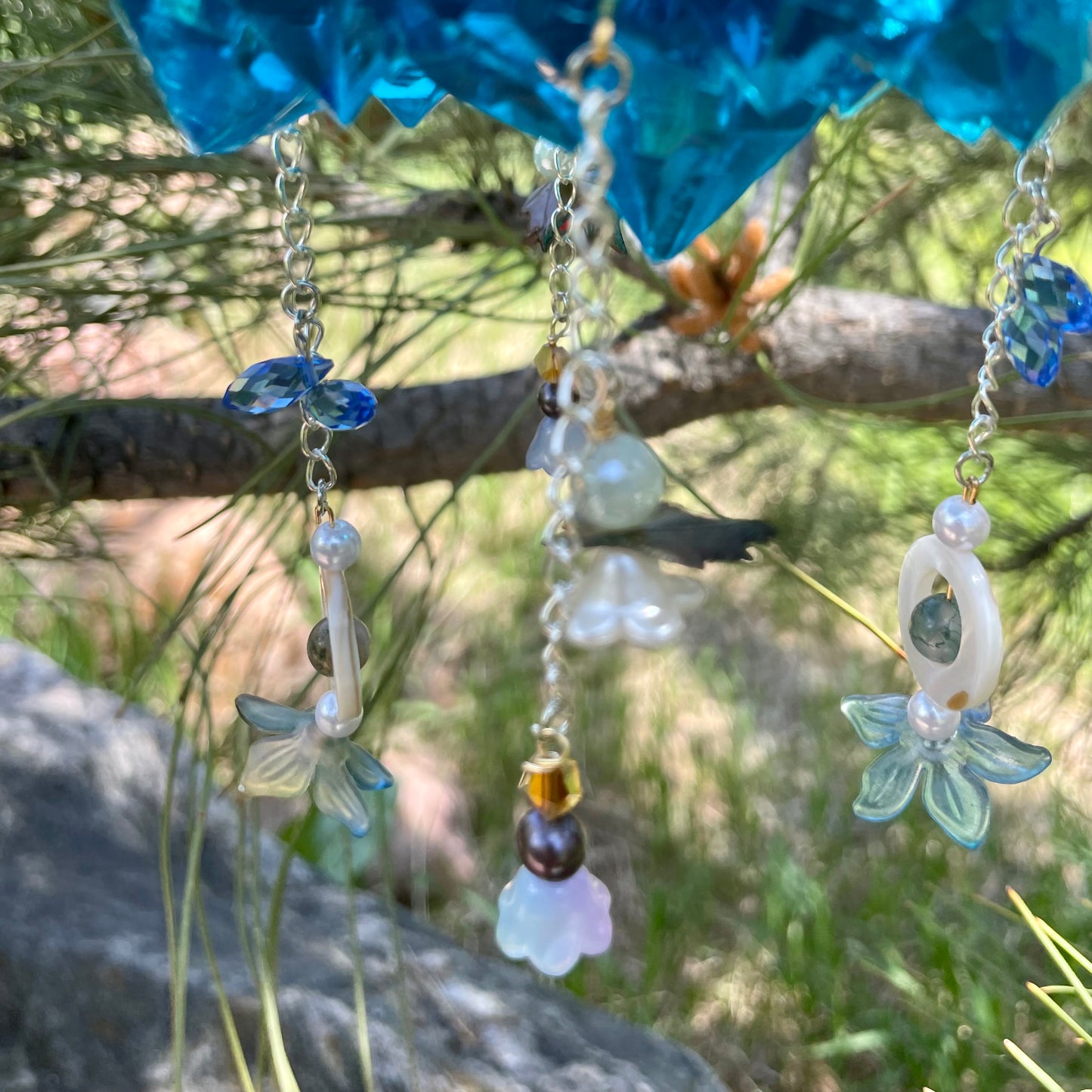 Deep Blue Hanging Sun Catcher