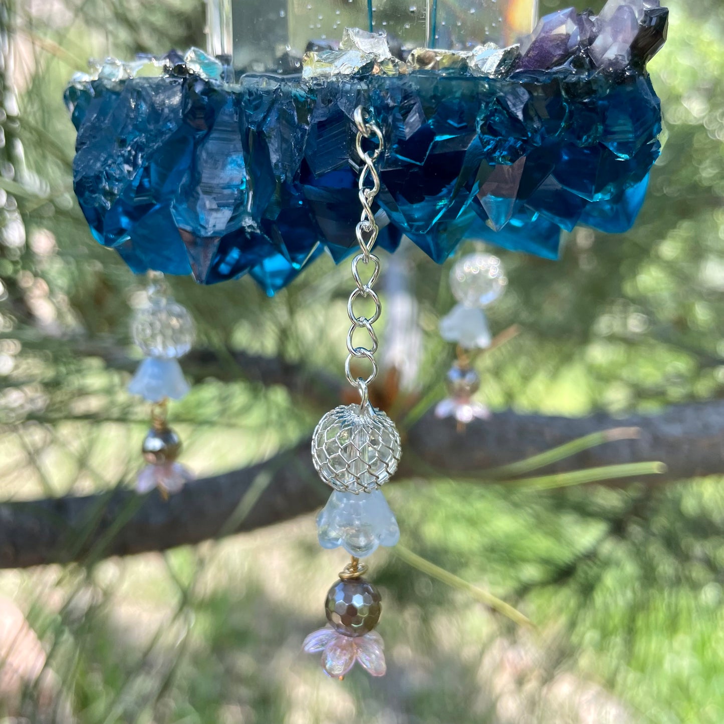 Sapphire Hanging Sun Catcher