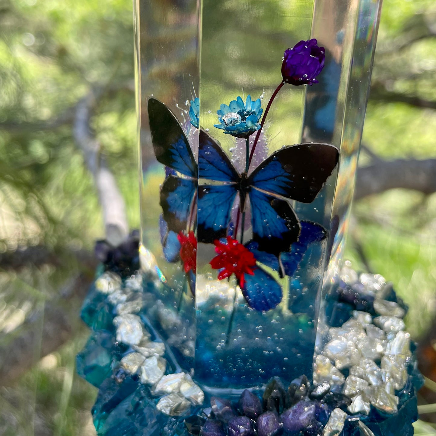 Sapphire Hanging Sun Catcher