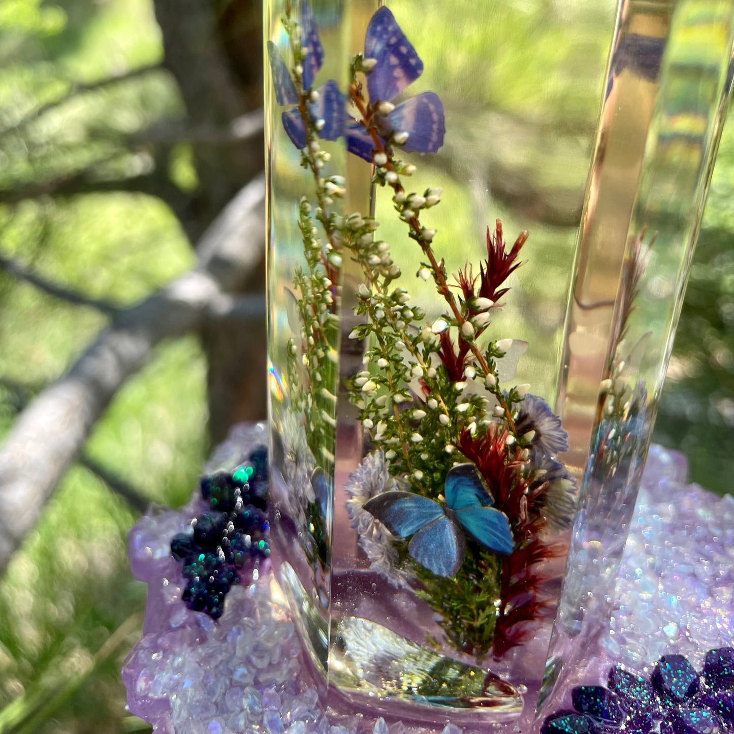 Purple Dazzle Hanging Sun Catcher