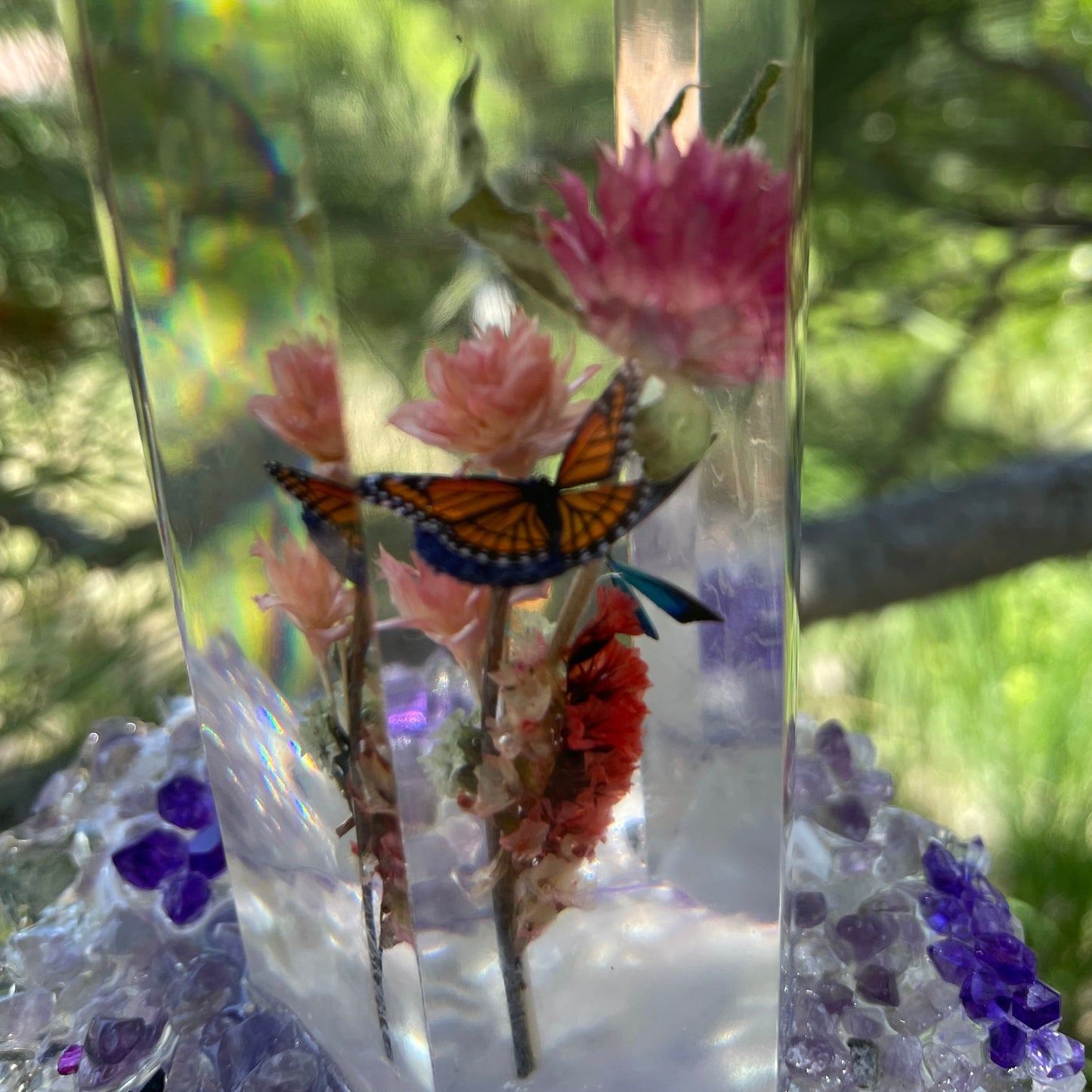 Light Purple Hanging Sun Catcher