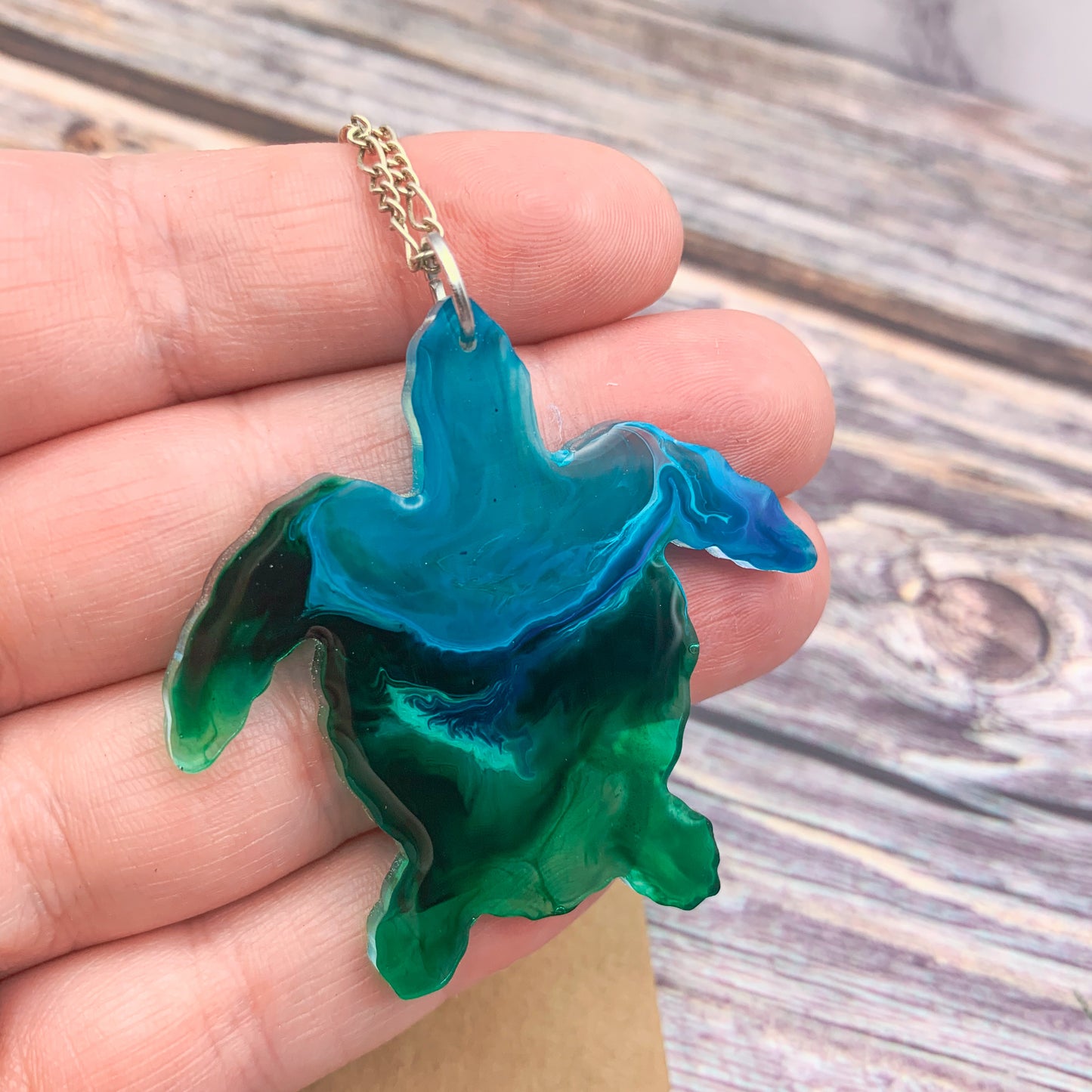 Turtle Necklace & Earring Set
