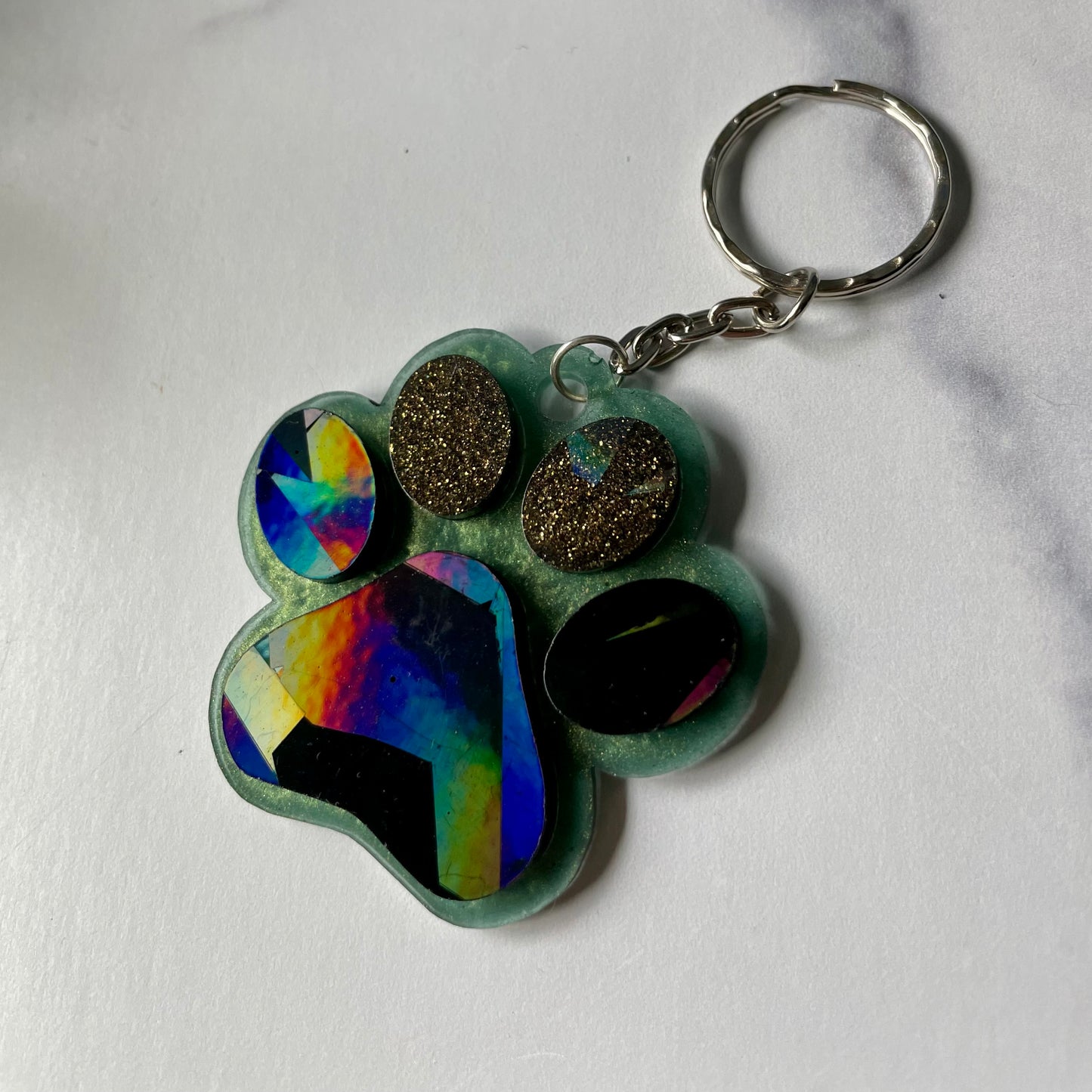 Pawprint Keychain (#43)