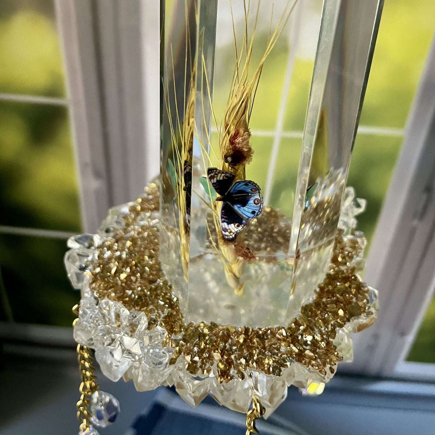 Golden Luna Hanging Sun Catcher