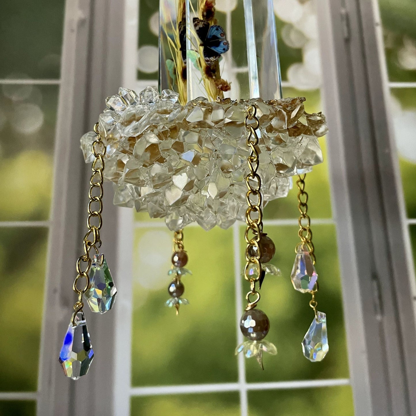 Golden Luna Hanging Sun Catcher