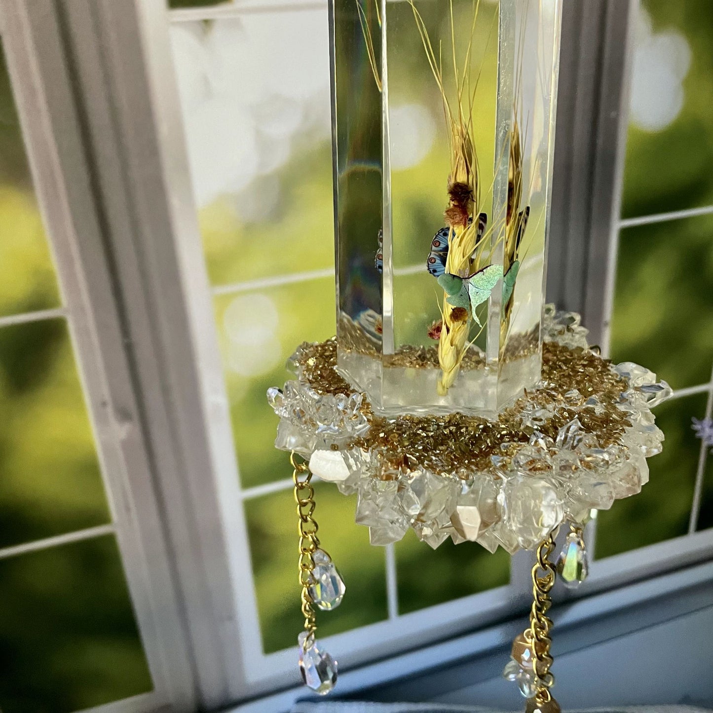 Golden Luna Hanging Sun Catcher