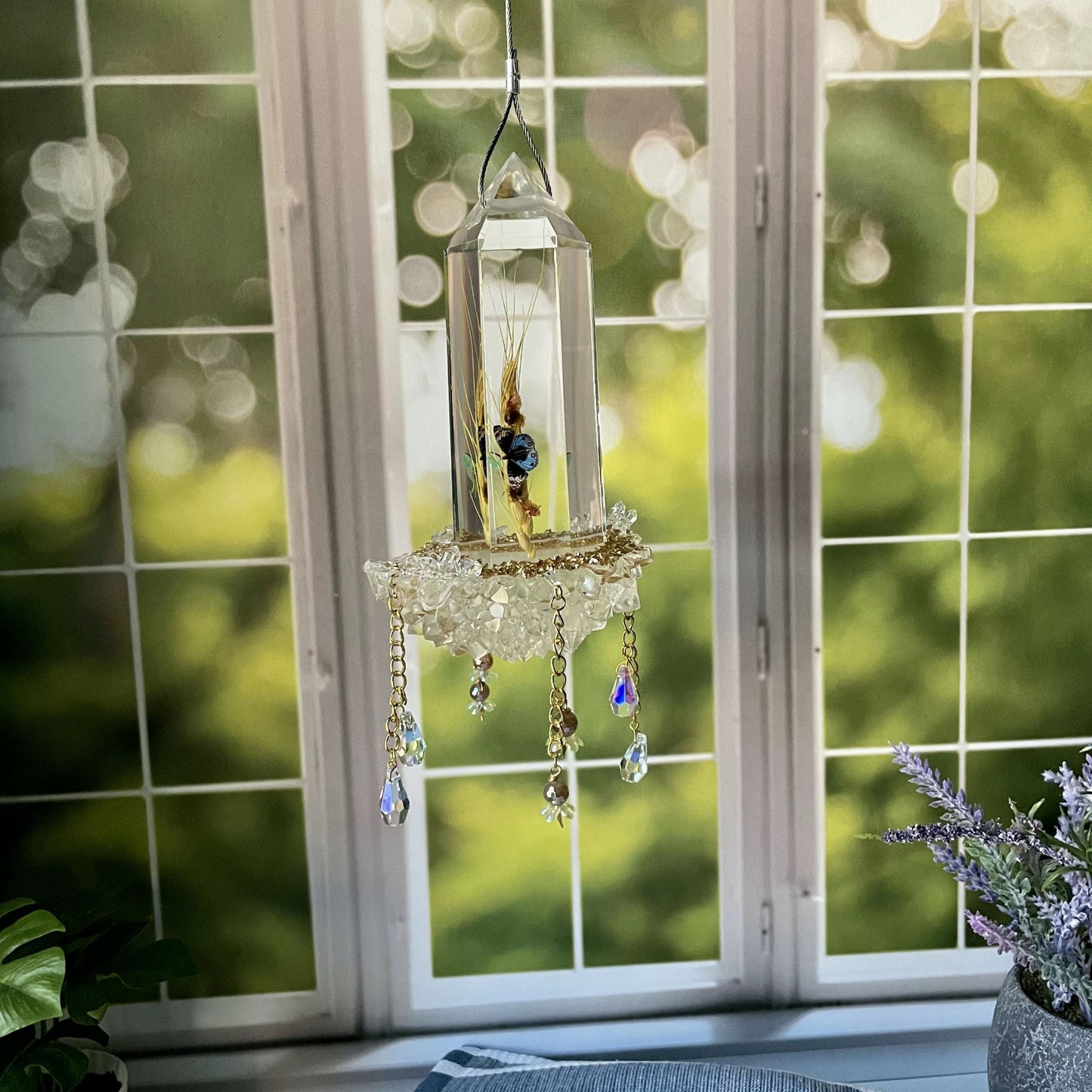 Golden Luna Hanging Sun Catcher