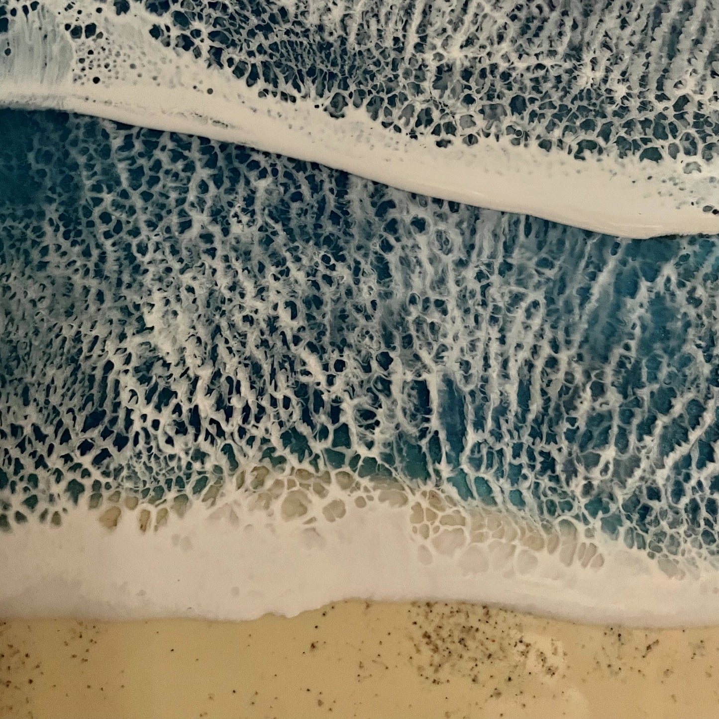 Sand and Ocean Waves Wall Art