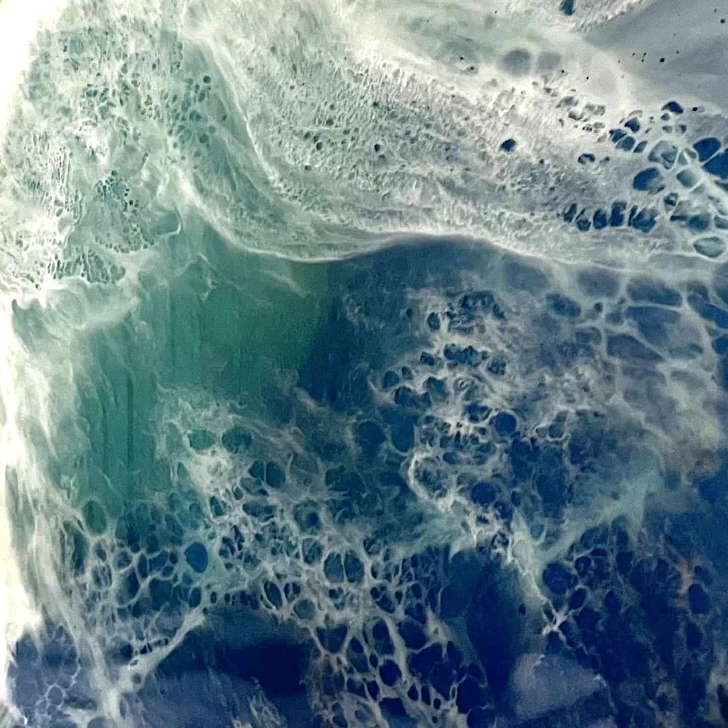 Circular Ocean Aerial Wall Art
