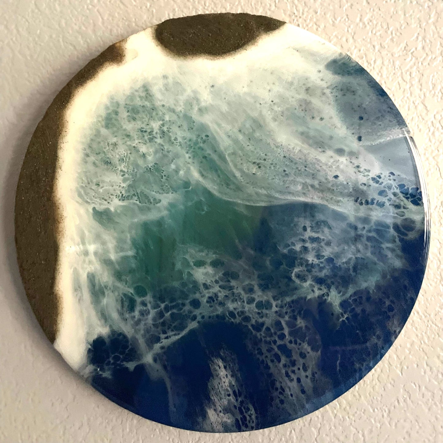 Circular Ocean Aerial Wall Art