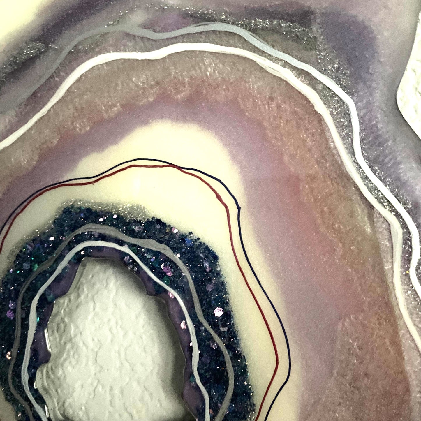 Geode-inspired Wall Art