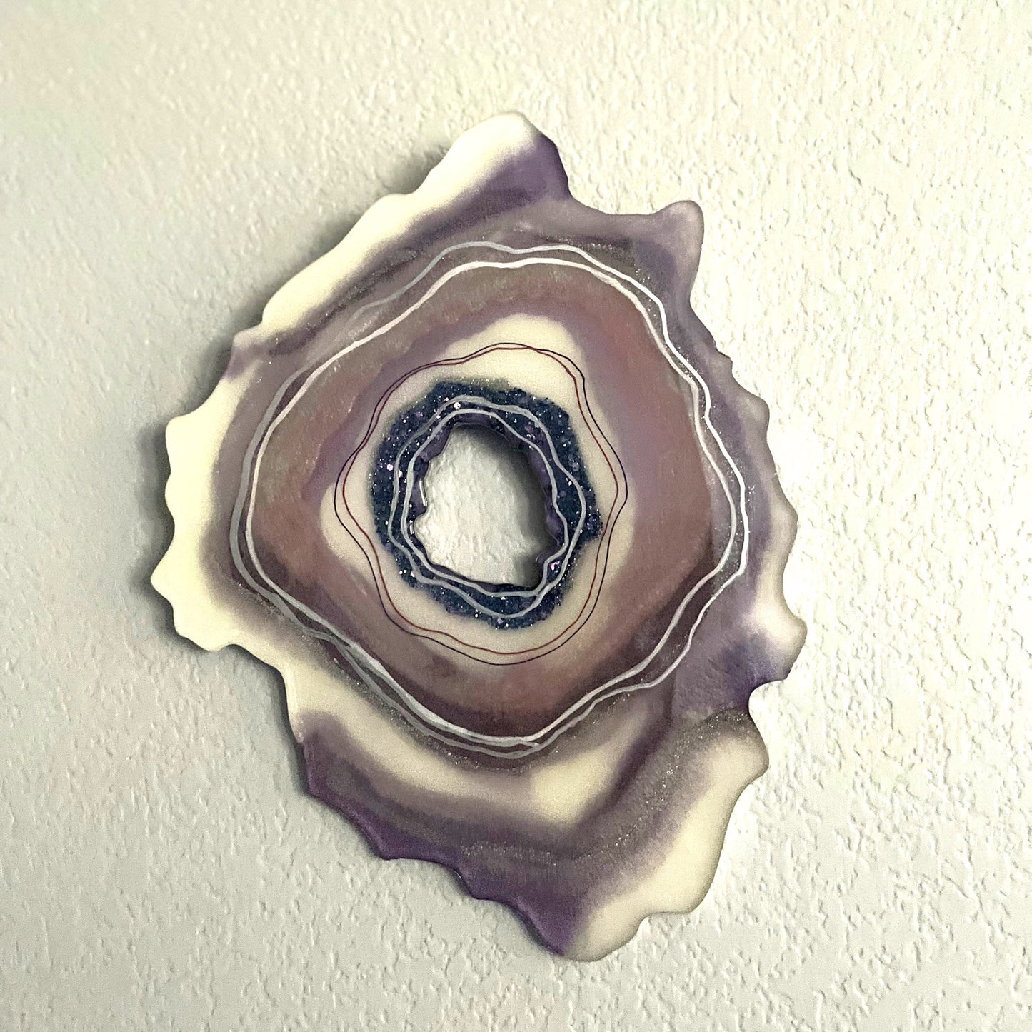 Geode-inspired Wall Art