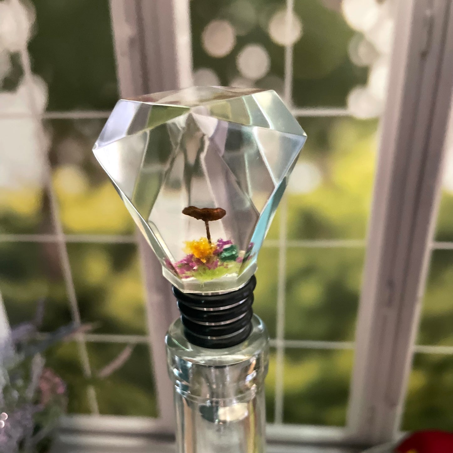 Toad Stool Stainless Steel Liquor Bottle Stopper