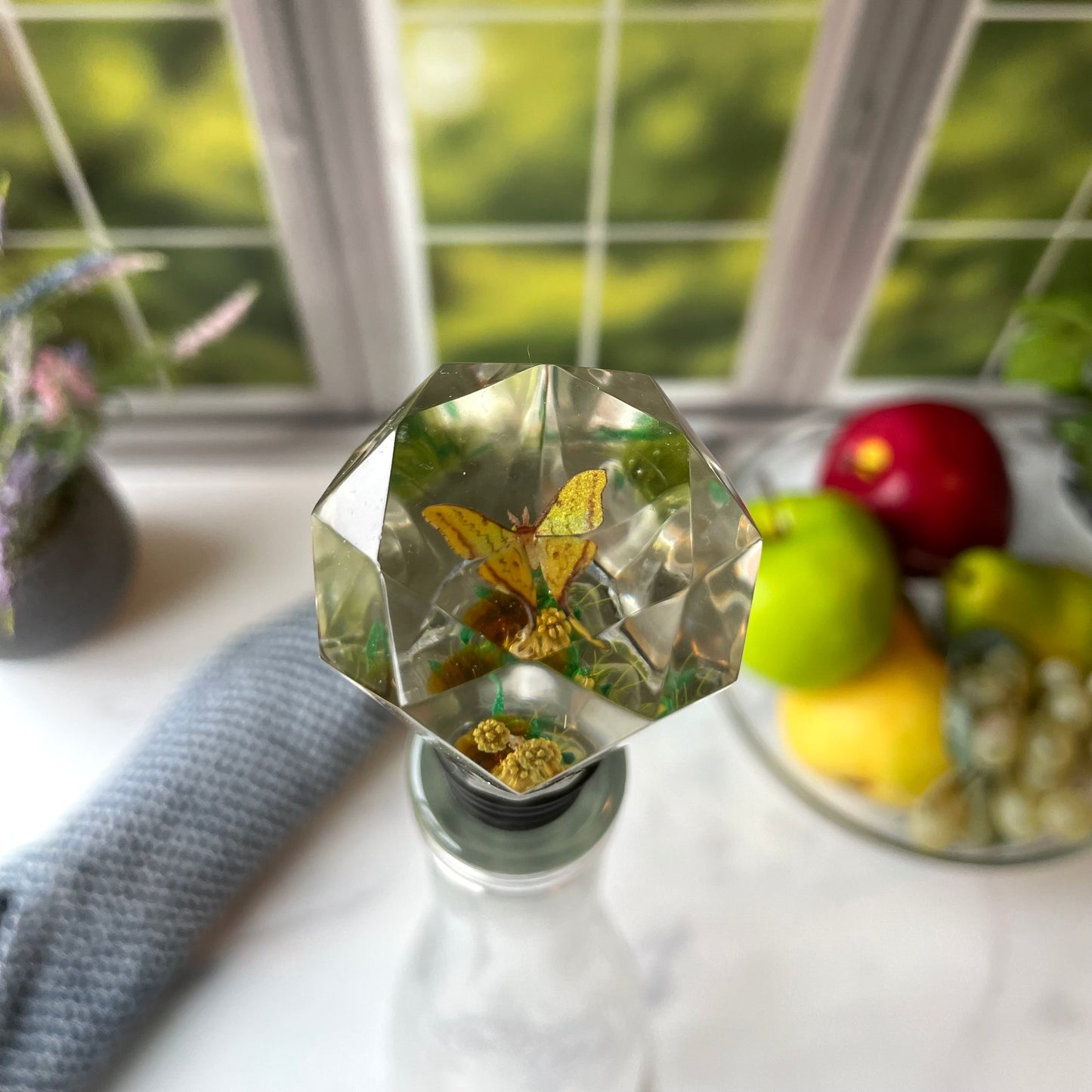 Gold Butterfly Stainless Steel Liquor Bottle Stopper