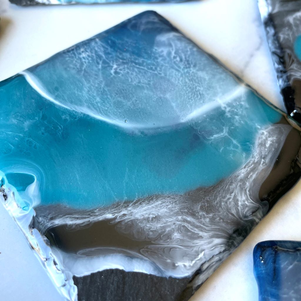 Slate Wave Coasters (#43)