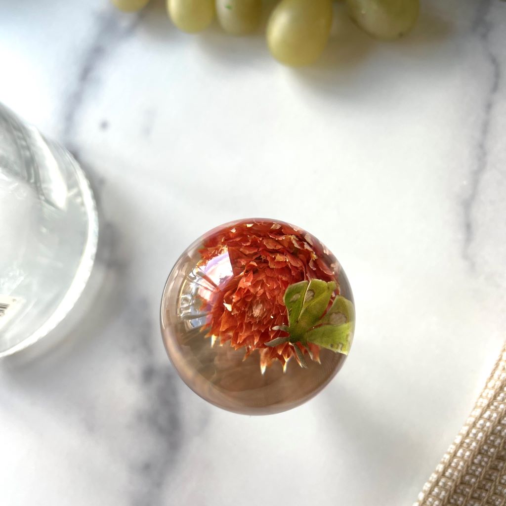 Orange Cactus Wine Stopper