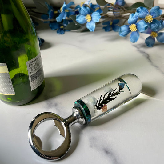 White Burst Bottle Opener