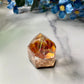 Crystal Orange Butterfly Trinket