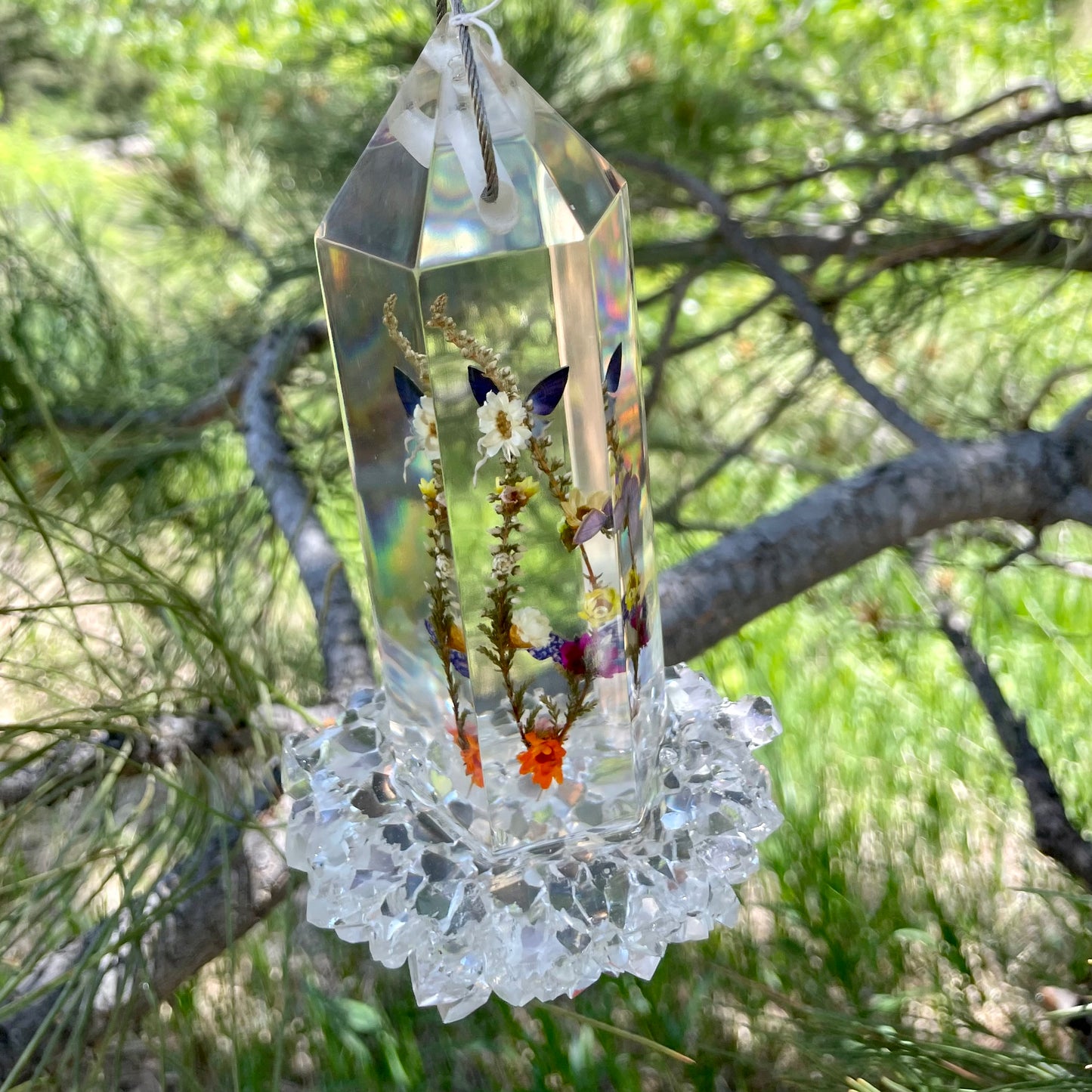 Clear as Day Hanging Sun Catcher
