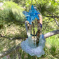 Blue Cicada Hanging Sun Catcher