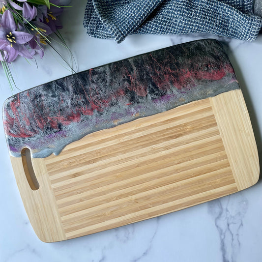 Large Bamboo Cutting and Serving Board (#18)