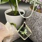 Small Crystal Butterfly Necklace (#9)