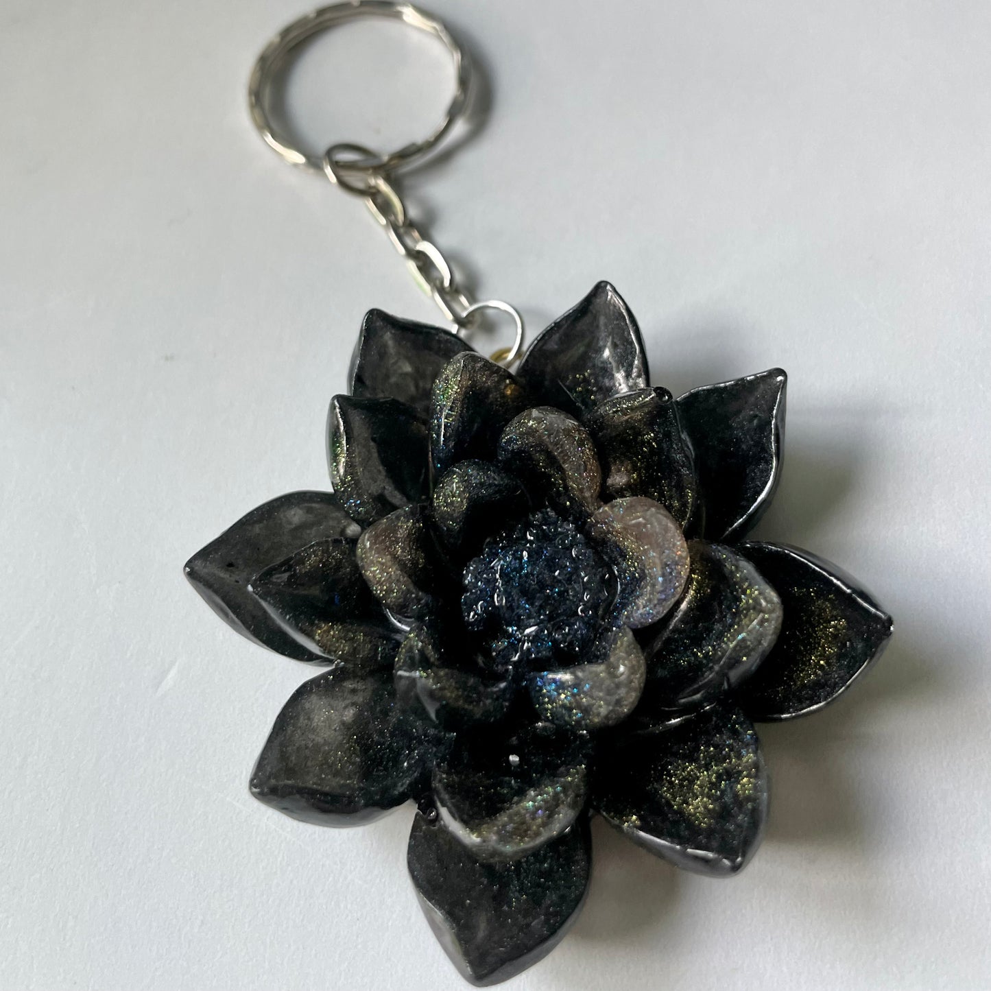 Sparkly Flower Keychain (#70)