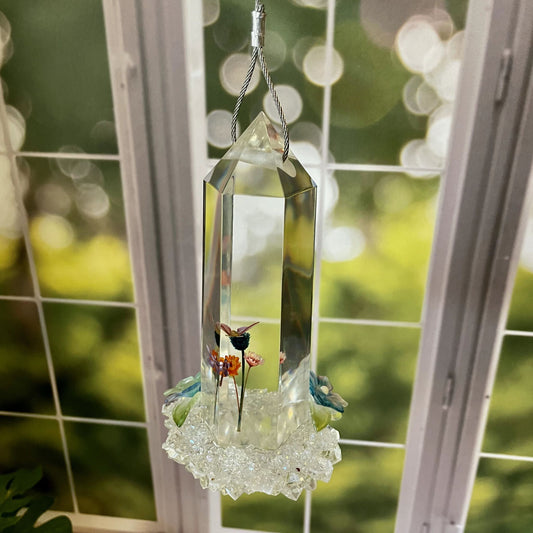 Icy Hanging Sun Catcher