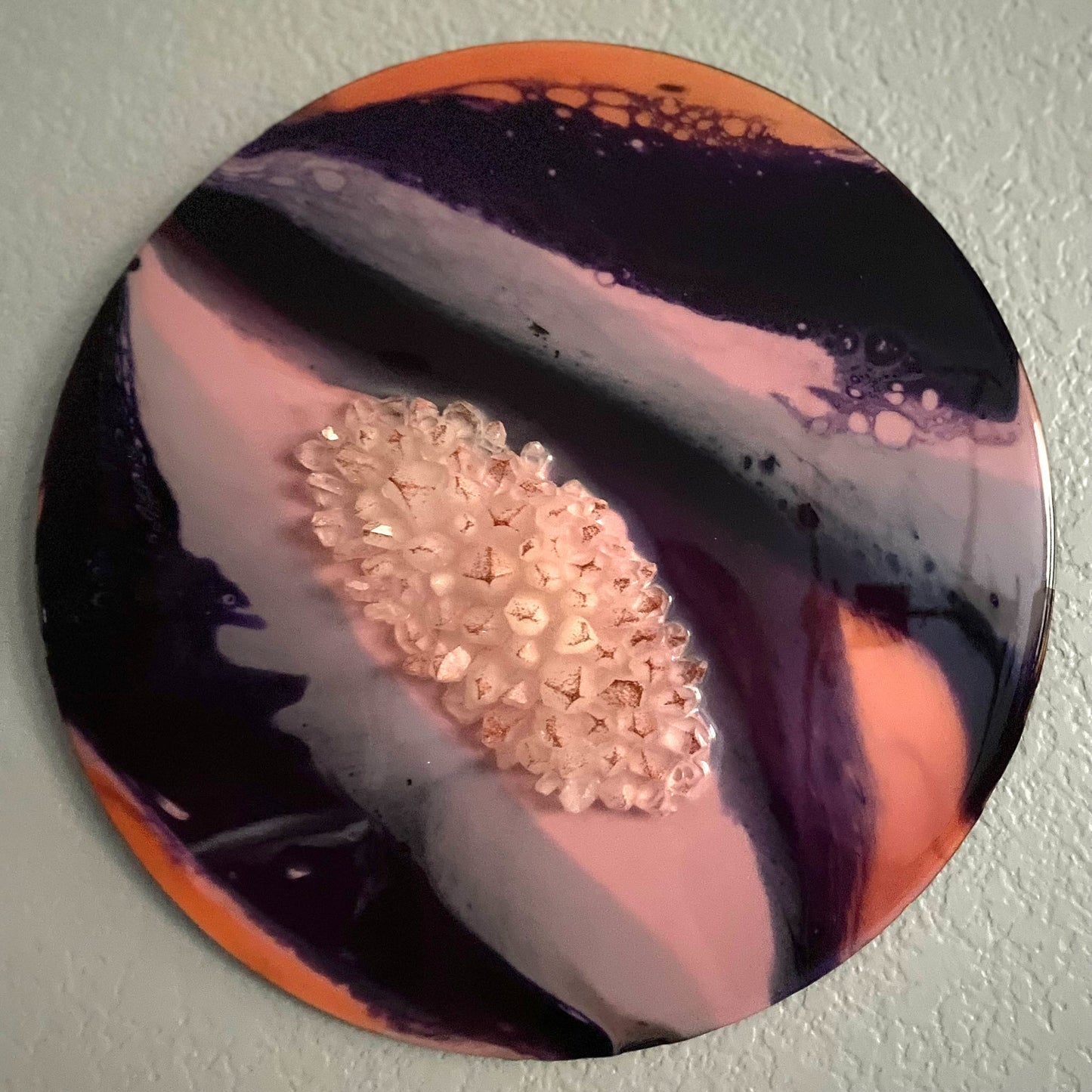 Pink Astroid Wall Art