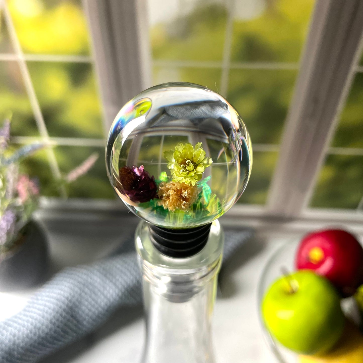 Rainbow Bouquet Stainless Steel Liquor Bottle Stopper