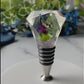Purple Bloom Stainless Steel Liquor Bottle Stopper