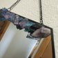 Amethyst Hexagon Hanging Mirror
