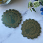 Golden Forest Peacock Coasters